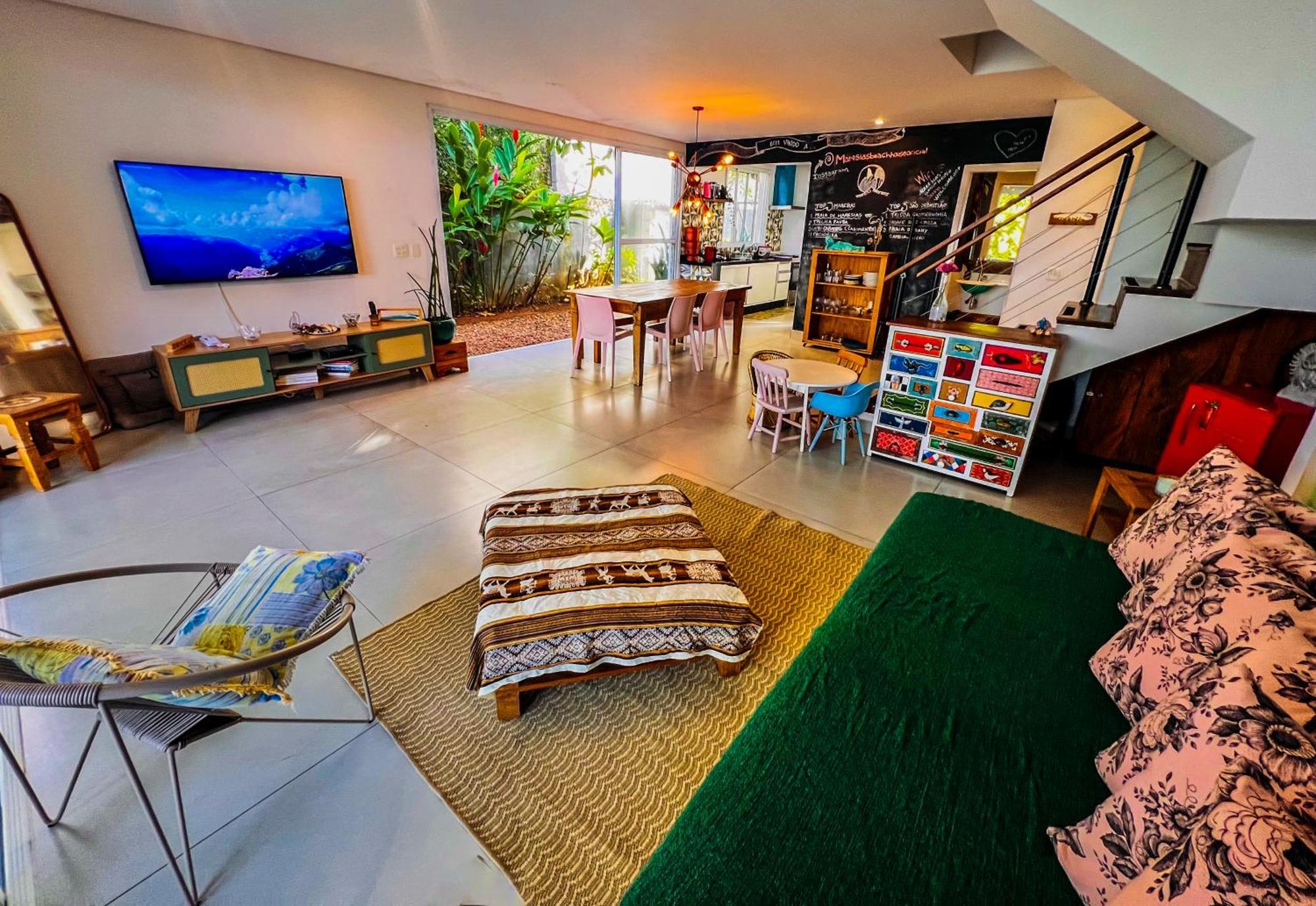 C7, Casa Vibrante, Pe Na Areia De Maresias Villa Sao Sebastiao  Dış mekan fotoğraf